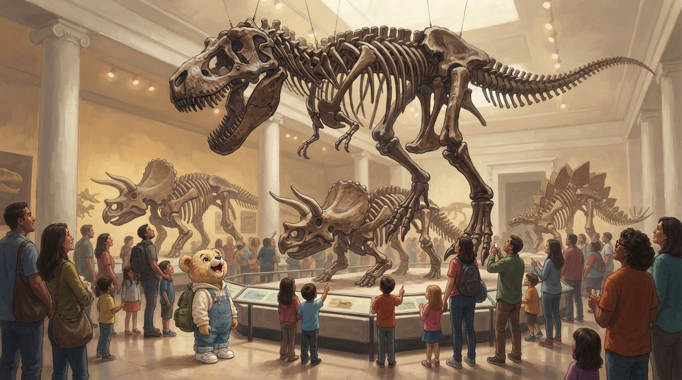 Fred Bear at the Natural History Museum